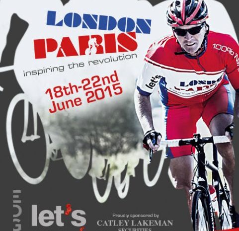  Cycle SOS sponsor Cure Leukaemia ‘London 2 Paris: Inspiring the Revolution’