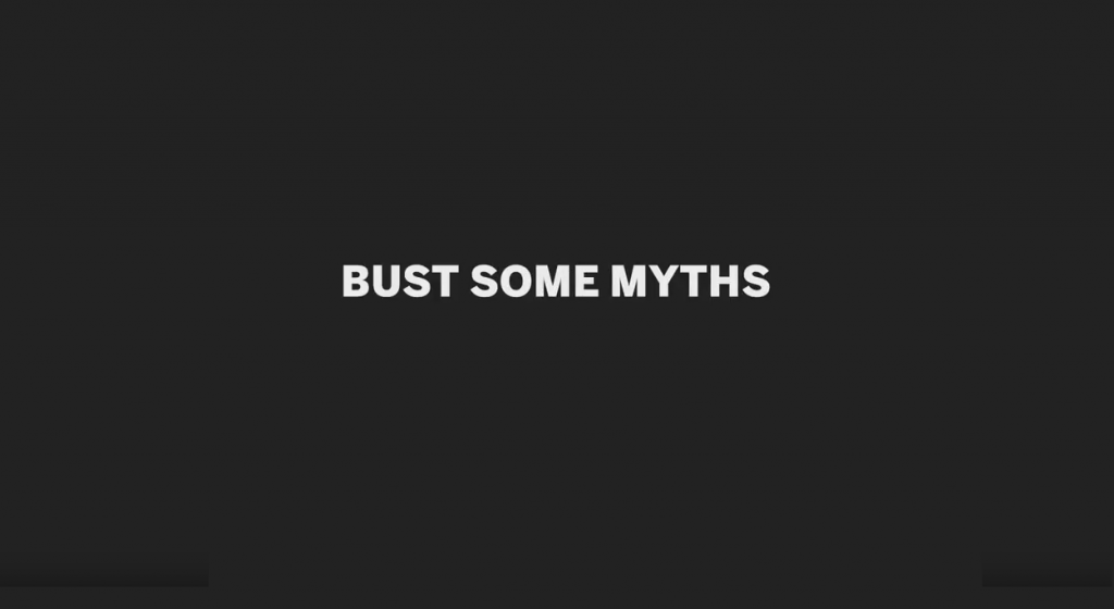 Mythbusting blog banner image.