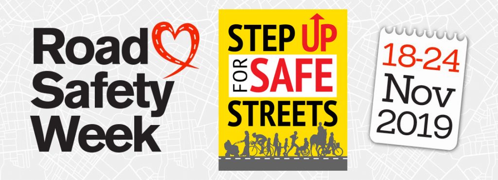 Road Safety Week banner.
