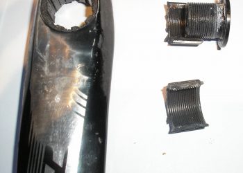 A failed bike component.