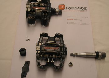 A failed bike component.