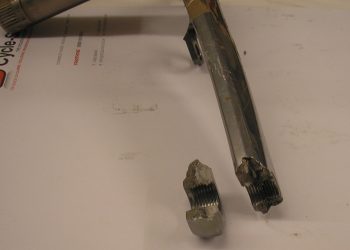 A failed bike component.