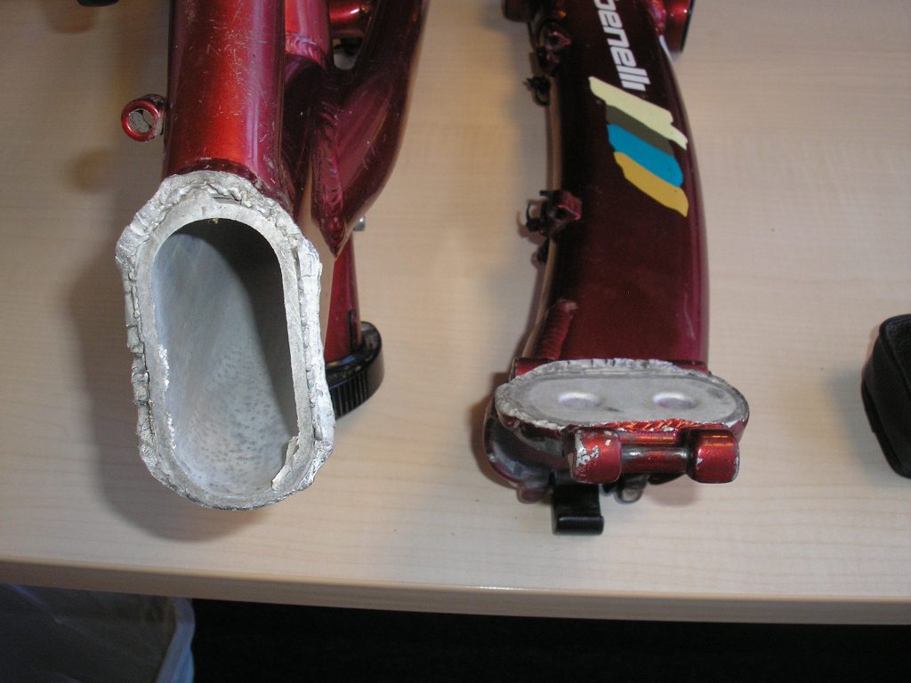 Clamp plate and tube.